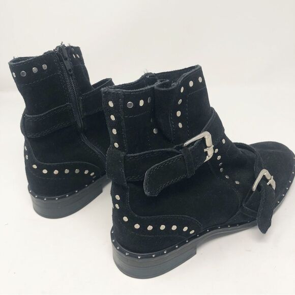 STEVEN BY STEVE MADDEN | Black Suede Studded Zephyr Boots Women’s Size 8.5 - Picture 7 of 11